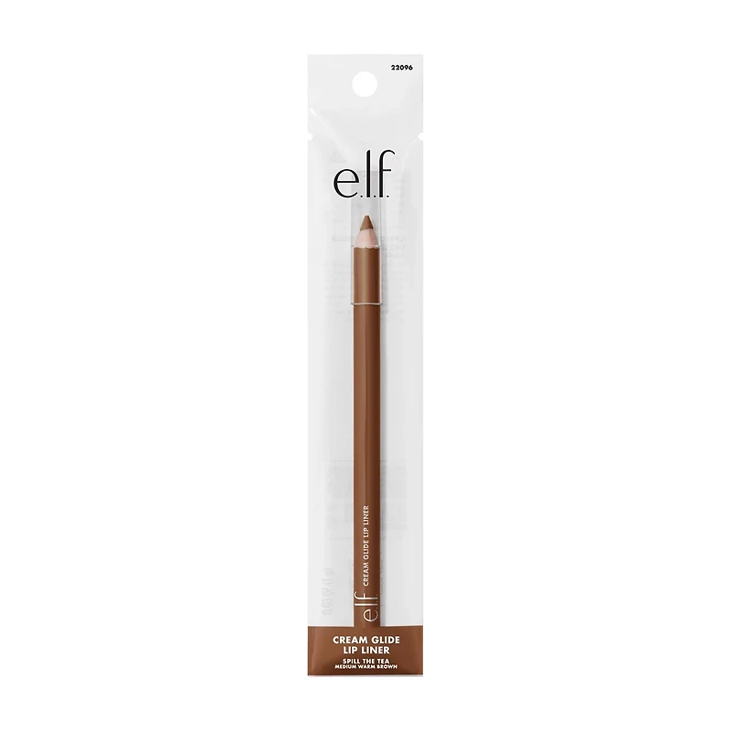 e.l.f. Cream Glide Lip Liner, Spill the Tea, 0.03 oz