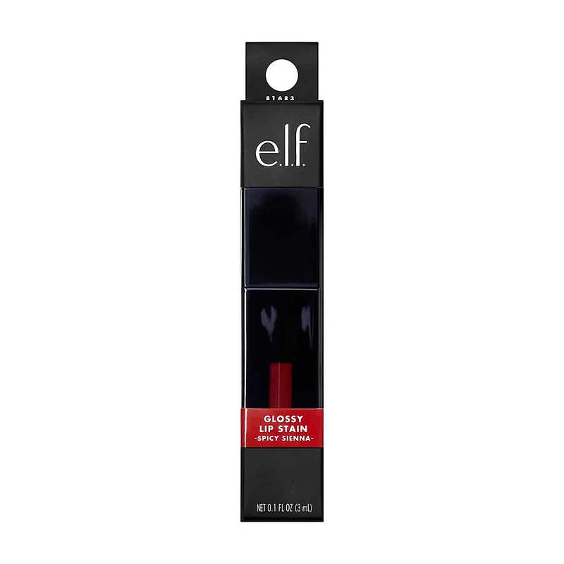 e.l.f. Glossy Lip Stain - Spicy Sienna, 0.1 fl oz
