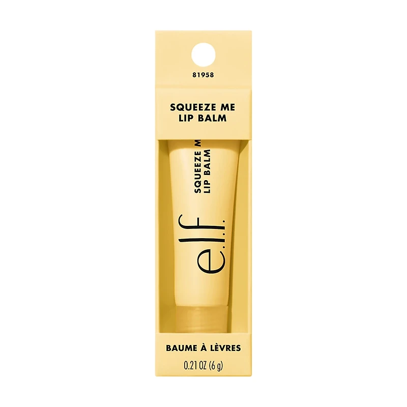 e.l.f. Squeeze Me Lip Balm - Vanilla Frosting, 0.21oz