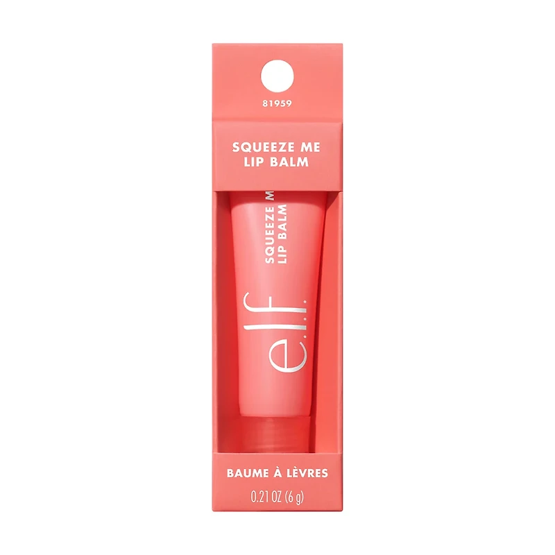 e.l.f. Squeeze Me Lip Balm - Strawberry, 0.21oz