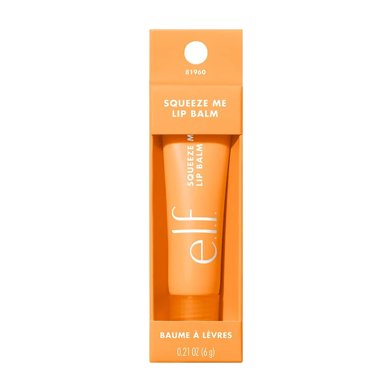 e.l.f. Squeeze Me Lip Balm - Peach, 0.21oz