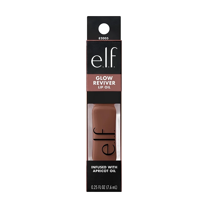 e.l.f. Glow Reviver Lip Oil - Honey Talks, 0.25 fl oz