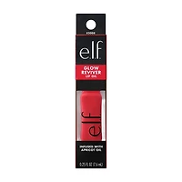 e.l.f. Glow Reviver Lip Oil - Red Delicious, 0.25 fl oz