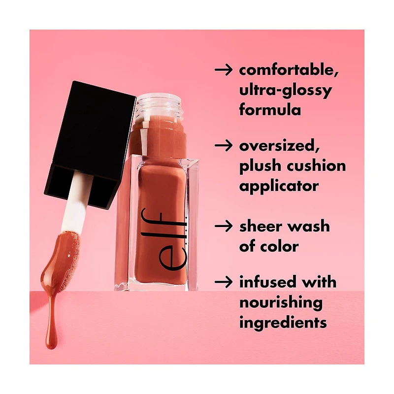 e.l.f. Glow Reviver Lip Oil - Jam Session, 0.25 fl oz