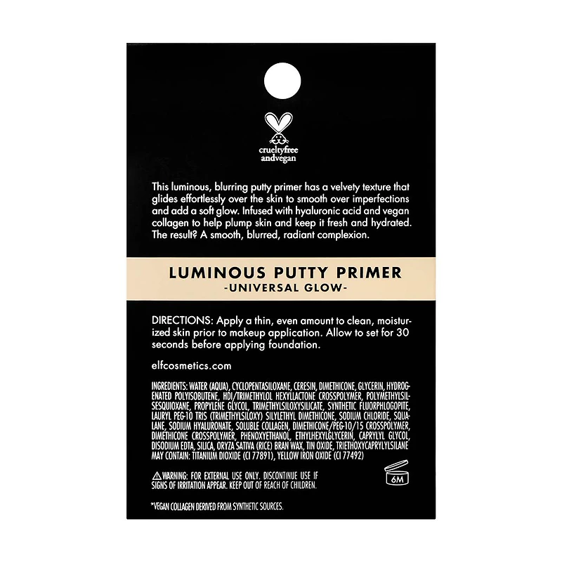e.l.f. Luminous Putty Primer, 0.74oz