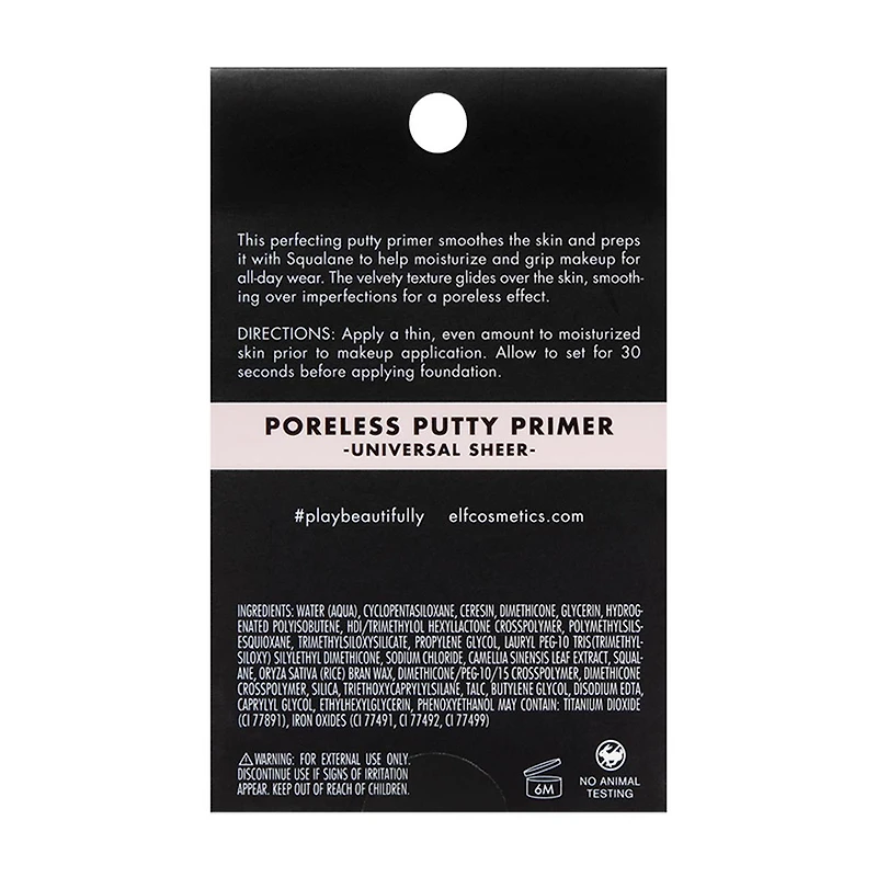 e.l.f. Poreless Putty Primer, 0.74oz