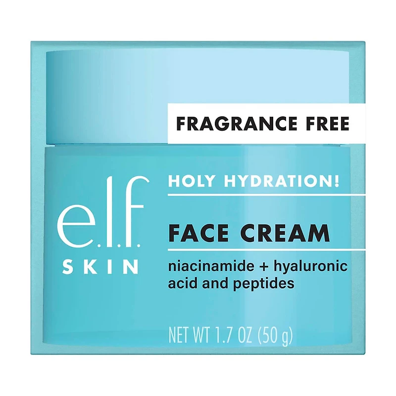 e.l.f. SKIN Holy Hydration! Face Cream Fragrance Free, 1.7oz