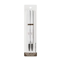 e.l.f. Instant Lift Brow Pencil Set, Neutral Brown, 0.006 oz, 2 ct
