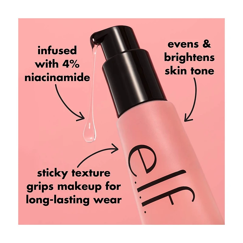 e.l.f. Power Grip Primer + 4% Niacinamide, 0.8 fl oz