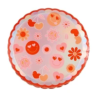 Valentine's Day Retro-style Plate, 10 in
