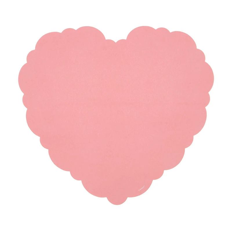 Unique Party! Valentine's Day Retro-style Heart-shaped Placemat, 8 ct