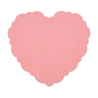 Unique Party! Valentine's Day Retro-style Heart-shaped Placemat, 8 ct