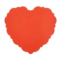 Unique Party! Valentine's Day Retro-style Heart-shaped Placemat, 8 ct