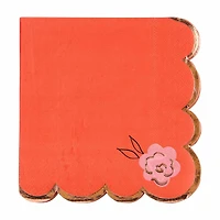 Valentine's Day Scalloped Napkins