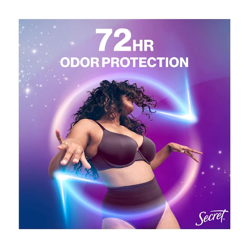 Secret Whole Body Aluminum Free Body Spray Deodorant for Women, Lilac & Waterlil