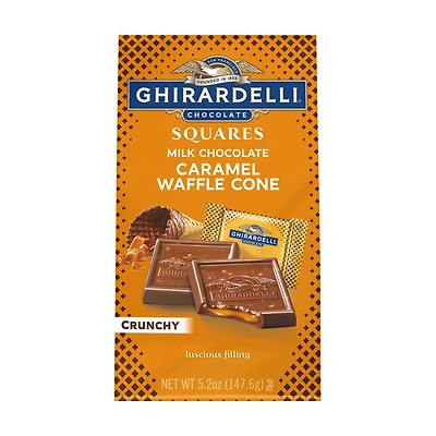 Ghirardelli Milk Caramel Waffle Cone, 5.2 oz
