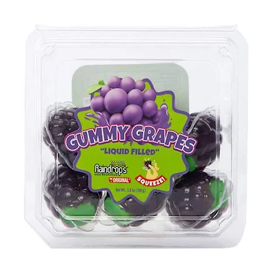 Liquid Filled Gummy Grapes Candy