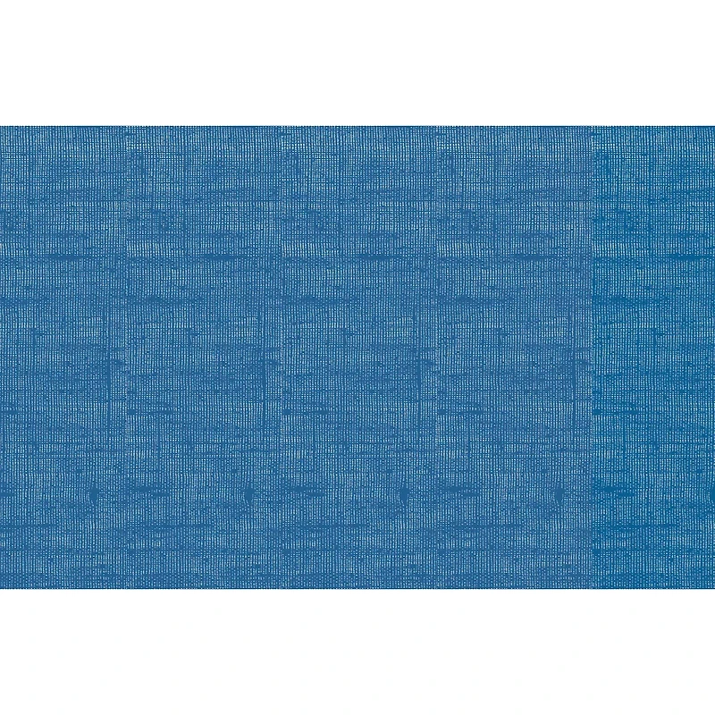 Lapis Blue Flannel Backed Vinyl Table Cover, 54 in x 84 in