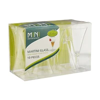 Premier Stylz Clear Plastic Martini Glass