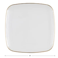 Premier Stylz Clear Plastic Serving Trays, 2 ct