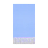 Periwinkle Fringe Dinner Napkins, 16 ct