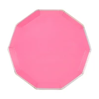 Peony Shallow Decagon Shaped Plates, in