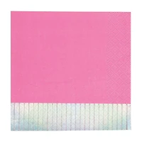 Peony Fringe Luncheon Napkins, 16ct