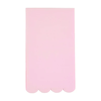 Ballet Pink Scalloped Dinner Napkins, 16 ct