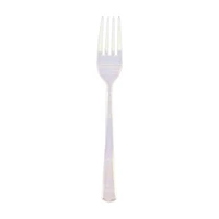 Iridescent Plastic Forks, 15 ct