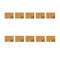 Kraft Paper Write-On Food Picks, 10 ct