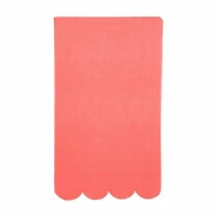 Boho Coral Scalloped Dinner Napkins, 16 ct