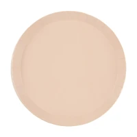 Boho Earthy Brown Round Dinner Plates, 9.25 in, 8 ct