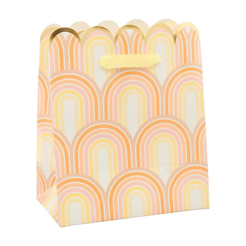 Boho Brunch Scalloped Favor Bags, 3 ct