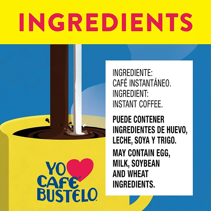 Café Bustelo Instant Coffee Single Serve Packets, 6 Count