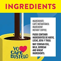 Café Bustelo Instant Coffee Single Serve Packets, 6 Count