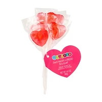 Galerie Red Hearts Lollipop Bouquet, Fruit Punch