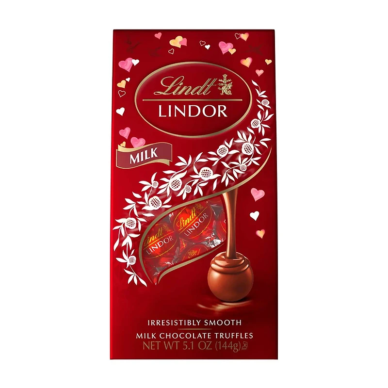 LINDOR Valentine Milk Chocolate Truffles