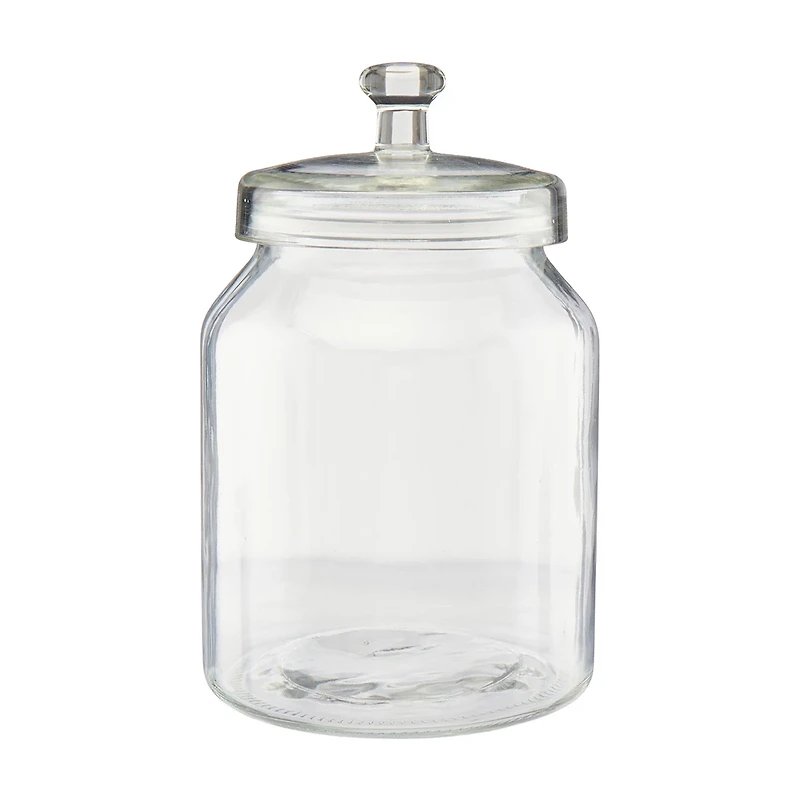 Clean Mama Clear Glass Storage Jar with Lid