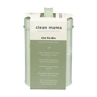 Clean Mama Sage Green Tin Lint Bin