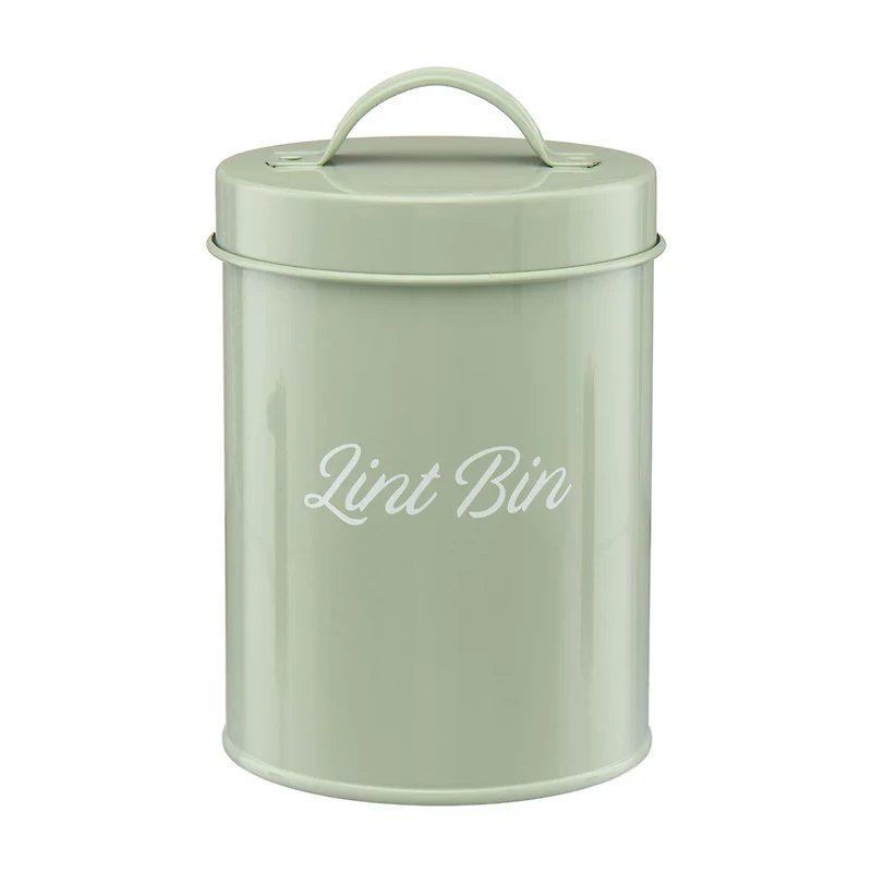 Clean Mama Sage Green Tin Lint Bin