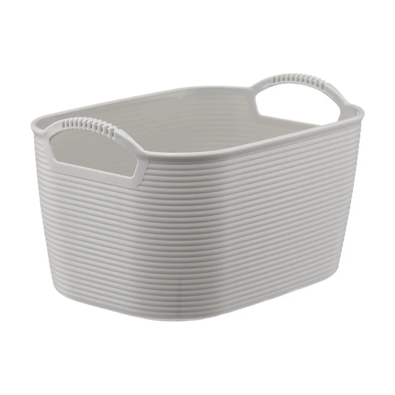 Storage Baskets, Small, Gray, 4 pk