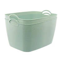 Storage Baskets, Extra-Large, Green, 2 pk