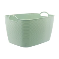 Storage Baskets, Extra-Large, Green, 2 pk