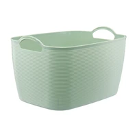 Storage Baskets, Large, Green, 2 pk