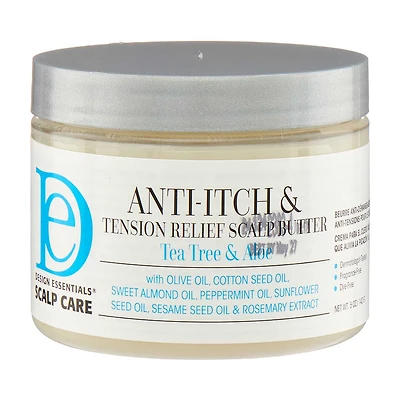 Design Essentials Scalp Care Anti-Itch & Tension Relief Scalp Conditioner, Tea Tree & Aloe, 5 oz
