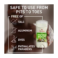 Old Spice Aluminum Free Total Body Deodorant, Fiji Scent, 3 oz