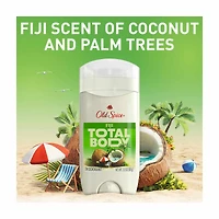Old Spice Aluminum Free Total Body Deodorant, Fiji Scent, 3 oz