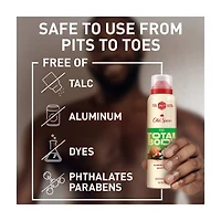 Old Spice Aluminum Free Total Body Deodorant Spray, Fiji Scent, 3 oz