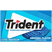 Trident Sugar Free Chewing Gum Sticks  Original Flavor, 14ct Single Pack
