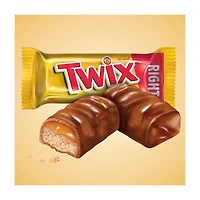 Twix Minis Caramel Chocolate Cookie Candy Bars, 2.43 oz